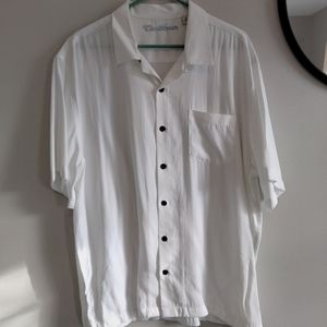 Beachy Button Up, White